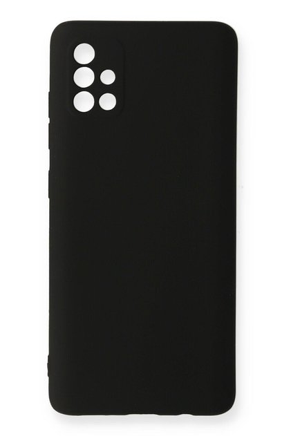 Compatible Case for Samsung Galaxy A51 Yumauask Colorful Flexible Premium Rubber Silicone - Black