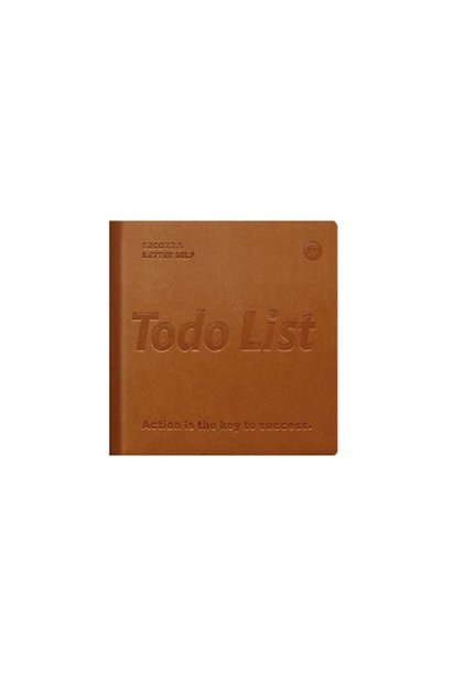 Brown Time Management 365 Day Planner Learning Schedule Portable To Do List Notebook Note-Taking Pla