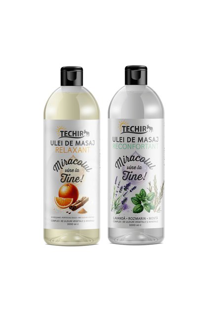 SET DE ULEIURI RELAXANTE 1000 ML + ULEI RECOMFORTANT 1000 ML