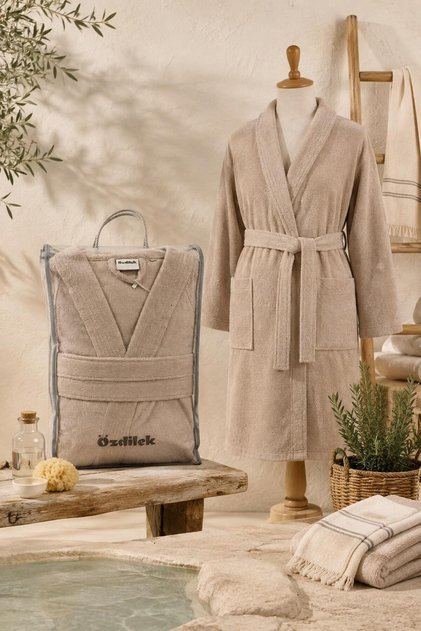Bathrobe Soft Rose L Size