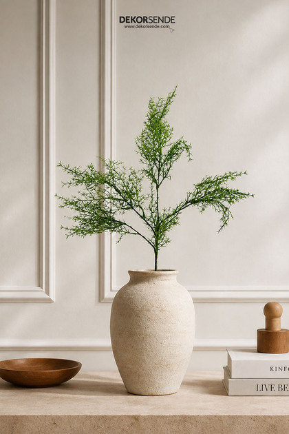 Yapay Sprengeri (Kuşkonmaz) Bitki Yeşil 75 cm