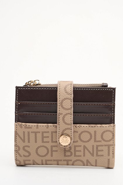 Benetton Women's Wallet Mink-Brown Bnt1903