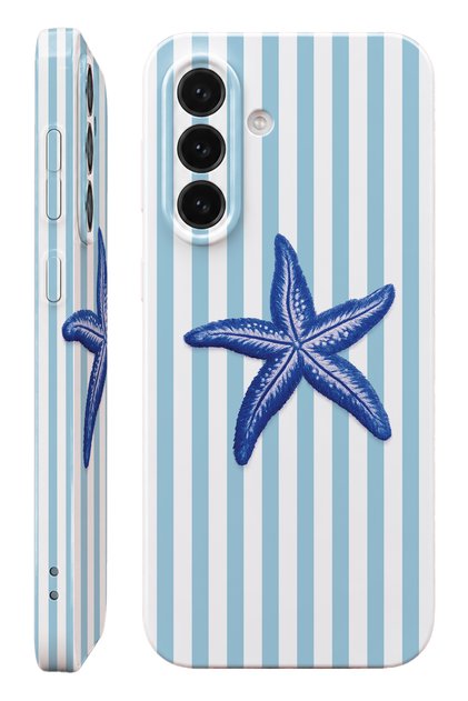 Samsung A26 Deniz Yıldızı Protect Slim Glossy Full Covering Print Camera Protected Phone Case
