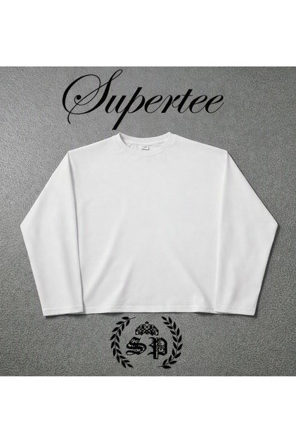 Long Sleeve Serisi Vintage Y2K Uzun Kollu T-Shirt Long Sleeve Harujuka Supertee Design