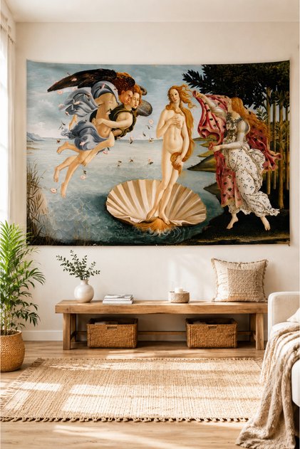 The Birth of Venus Artwork Wall Tapestry Wall Covering