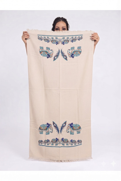 95 X 170 Authentic Ethnic Soft Peshtamal