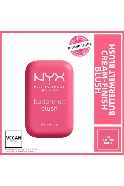 Buttermelt Blush Creamy Powder Blush 08 Getting Butta