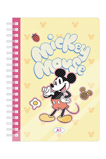 Miniso Disney Lisanslı Mickey Mouse Yemek Serisi A5 Boyutunda 80