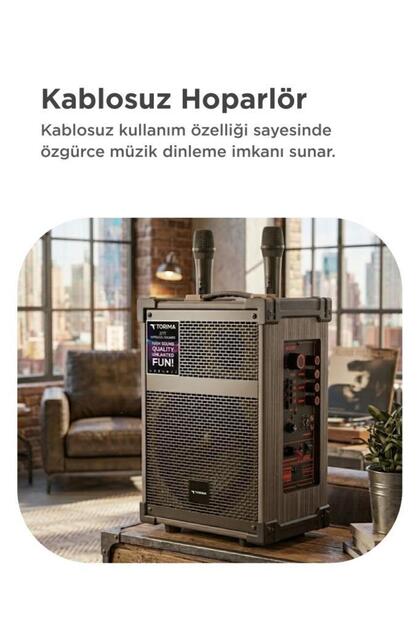 Torima Bluetooth Hoparlör Çift Mikrofonlu Kablosuz Speaker D71