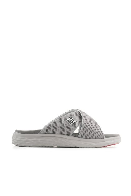 Men's Cross Strap Sports Slippers Ss001-0598 Smoked
