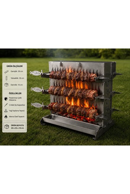 şiş mangal ızgara dik mangal Galvaniz govde st37 sac izgara
