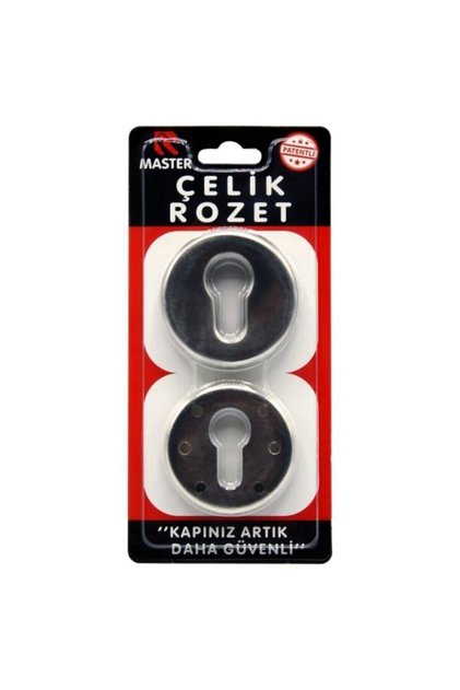 6 Vidalı Çelik Rozet (SATEN Renk)