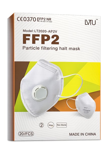 Mască cu filtru de particule FFP2 Model LT2020 - AP2V