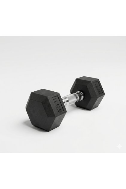 Hex Dumbbell Hexagonal Dumbbell Weight 12.5 kg (1 Piece)