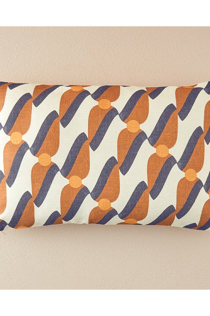 Cinnamon Color Alina Woven Throw Pillow Cover