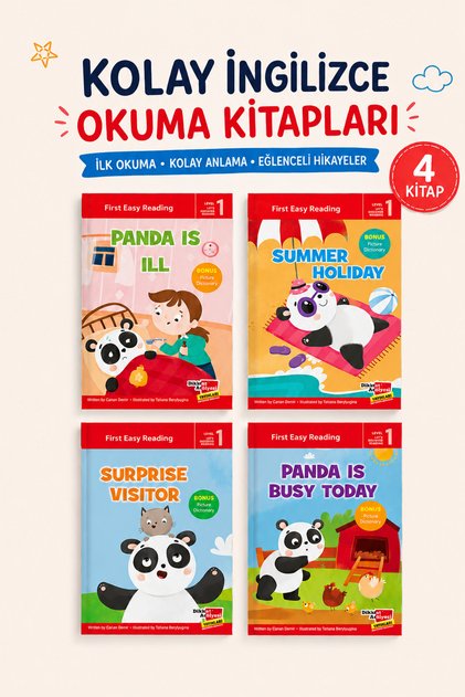 İngilizce Okuma Kitapları First Easy Reading Level 1