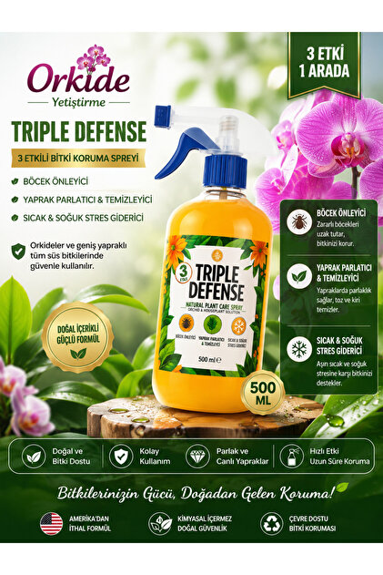 Orkide Yetiştirme Triple Defense (3 Etkili)Böcek Önleyici, Yaprak