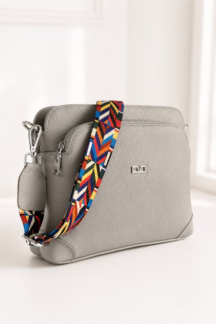 Madame Vera 034 Gray Women's Shoulder Bag