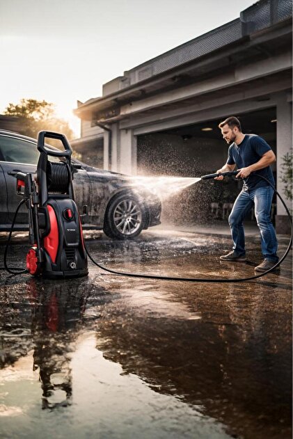 Torima Oto Halı Bahçe Temizleme ve Yıkama Makinesi 2000W 150 Bar