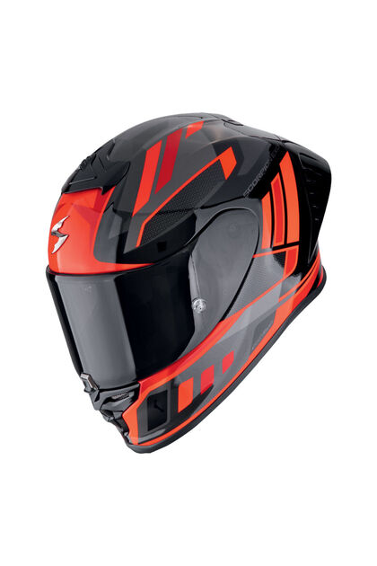 Scorpion EXO 491 Zumo Kapalı Motosiklet Kaskı Mat Siyah Kırmızı