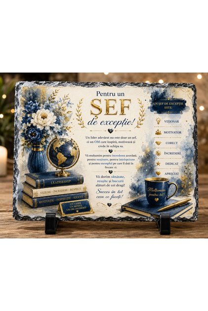 Placă ardezie – Pentru un Șef de Excepție