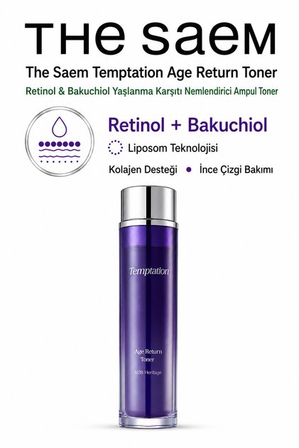 Temptation Age Return Toner - Retinol & Bakuchiol Anti-Aging Toner