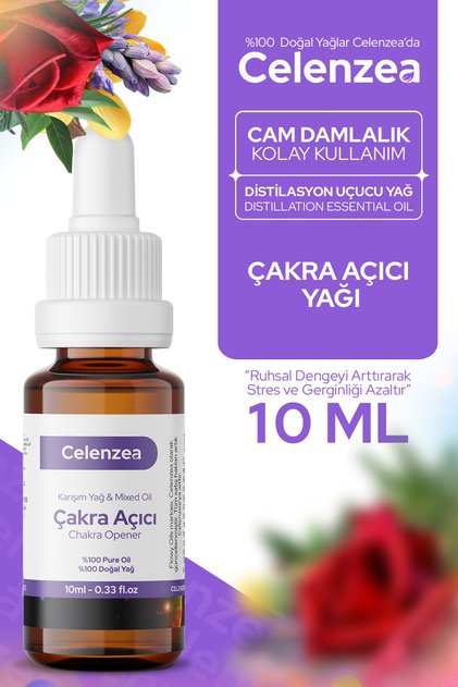 Natural Special Care Oil - Flowy Chakra Lightener, 100% Pure Mix, Chakra Opener Mixed Oil 10ml