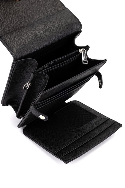 Men's Vegan Black Handbag
