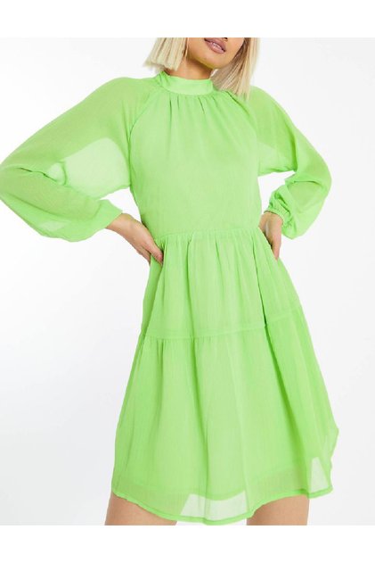 Rochie scurta, Verde