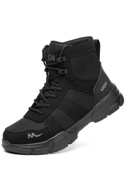 43 black Work Boots Indestructible Safety Shoes Men Steel Toe Shoes Puncture-Proof Sneakers Women No