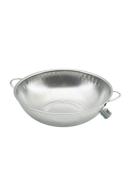 31cm Metal Handle Steel Basket Strainer with Fine Wire Legs () Glbl-Stl57839