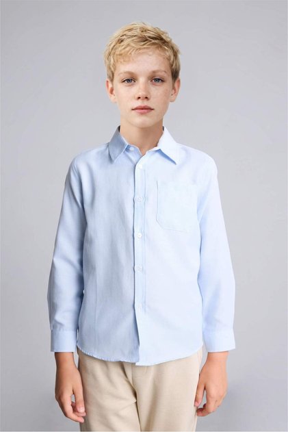 Oxford Long Sleeve Shirt Boys T8854A623Au