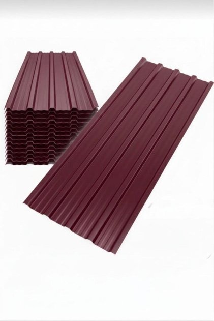 Galvanizli Trapez Bordo Çatı Kaplama Sacı – 2 Metre (1 Adet-Su Geçirmez ve Paslanmaz Metal Sac)