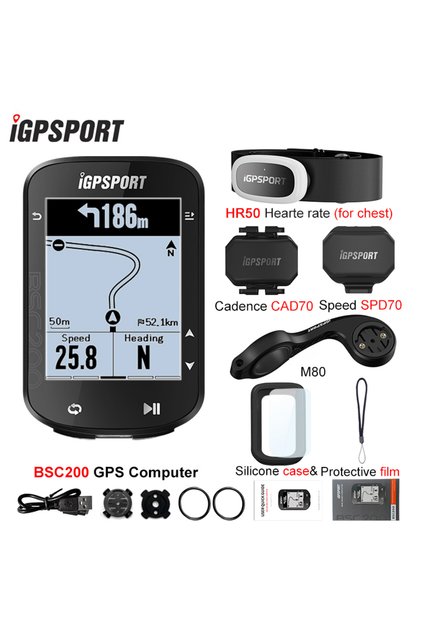BSC200 HR50 All BSC200 GPS Cycle bike Computer Wireless Speedometer Bicycle Digita