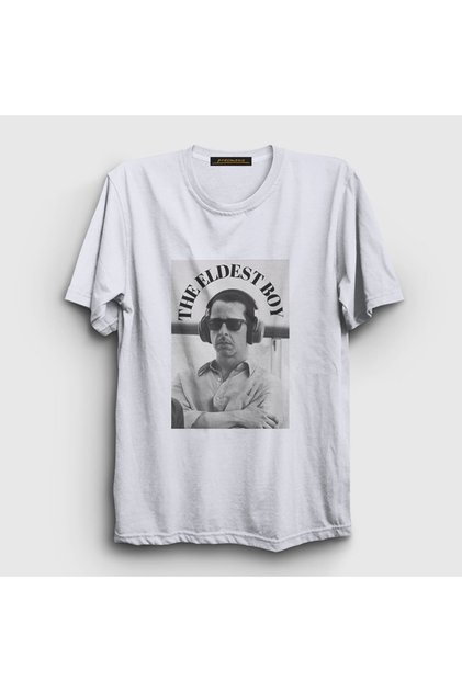 Unisex White Eldest Kendall Logan Roy Succession T-Shirt 496917Tt