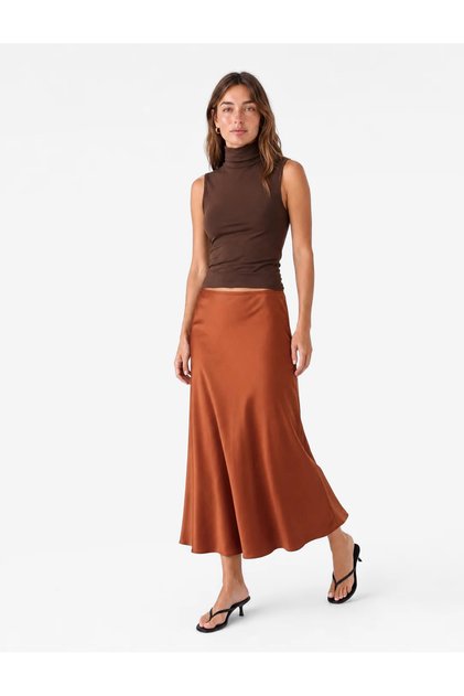 Fusta Midi Regular Fit Balık croială