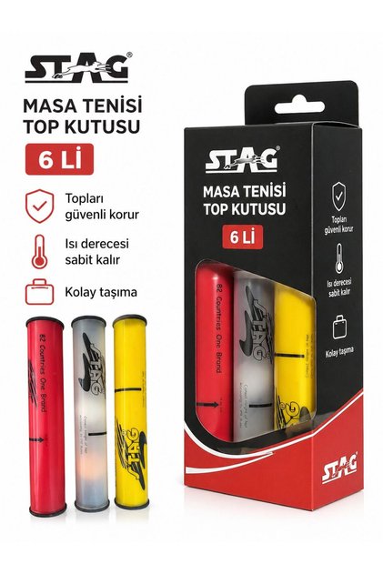 MASA TENİSİ TOP KUTUSU 6 LI