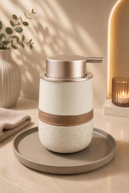 Velvet Porselen Sıvı Sabunluk 400 ml Dekoratif Banyo & Mutfak