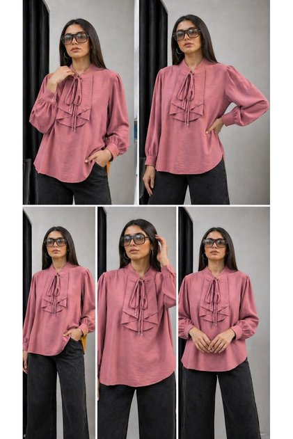 Foulard Collar Blouse