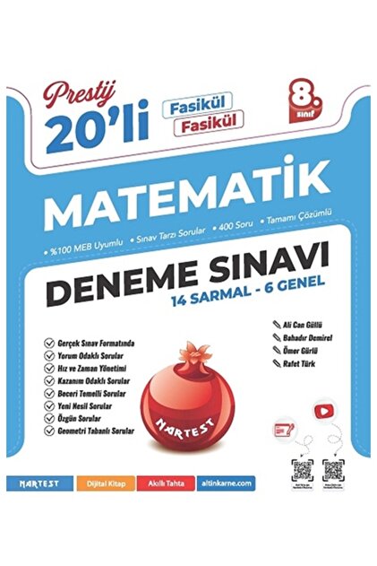 Nartest Yayınları 2026-2027 Müfredat 8 Sınıf Tüm Dersler Soru