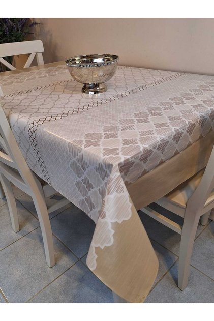 Fiber-Reinforced PVC Tablecloth – Modern, Durable, Easy to Clean, and Stylish Appearance