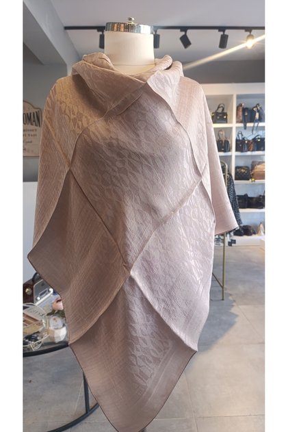Noura Scarf Cotton Lyocell Scarf Diamond Mi̇ora
