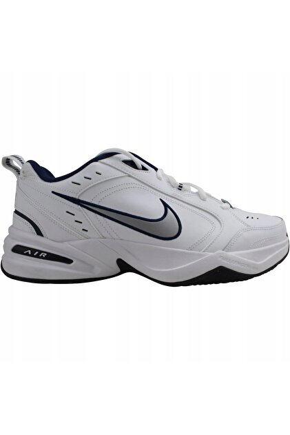 , Pantofi Air Monarch IV din piele si piele ecologica pentru fitness, Alb, Albastru, 10