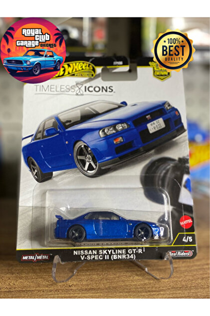 HW タイムレスアイコンズ チェイス 日産 スカイライン GT-RV-SPECⅡ HOT WHEELS NISSAN SKYLINE GT-R V-SPEC II (BNR34) - TIMELESS ICONS