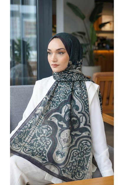 Desenli Soft Şal - 110