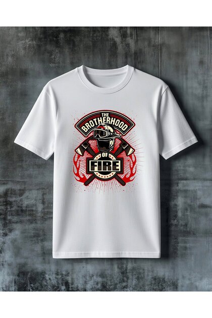 Brotherhood Fire Itfaiye Printed Oversize T-Shirt