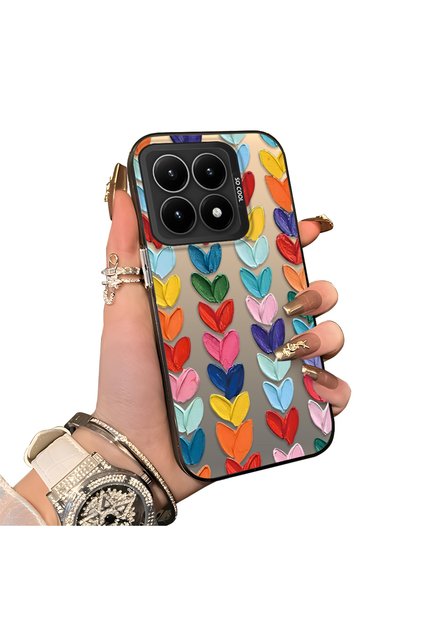 Xiaomi Mi 15t Compatible Hard Acrylic Back Silicone Edge Lens Protection Case