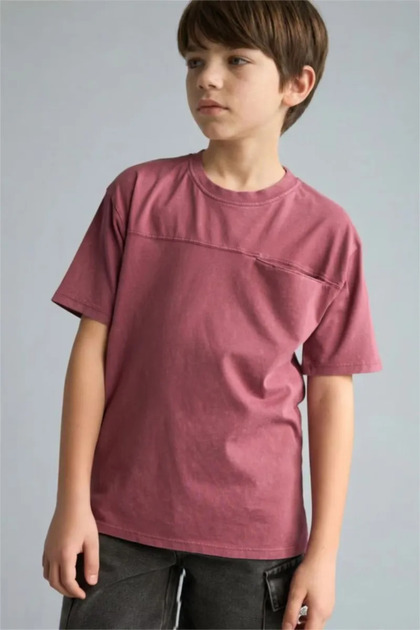 100% Cotton New Regular Fit Crew Neck Short Sleeve T-Shirt Boys G9417A826Sm