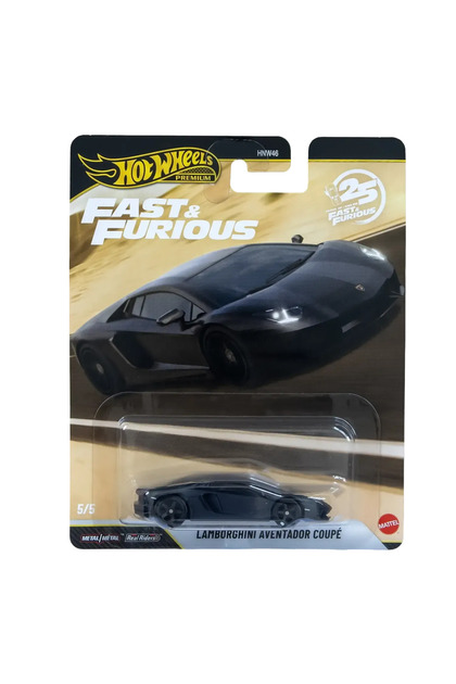 HOT WHEELS Premium Fast Furious 25. Yıl Lamborghini Aventador