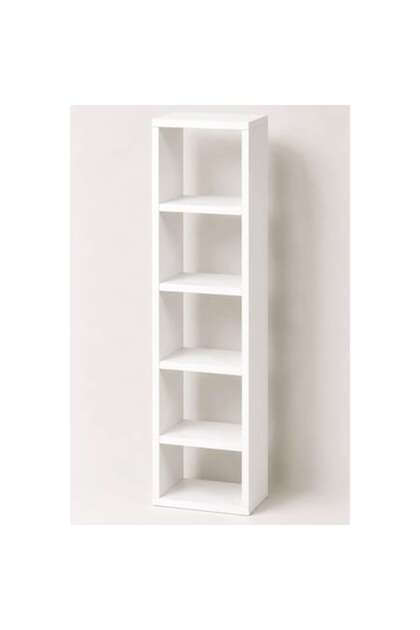 Bibliotecă cu 4 rafturi, PAL alb, 140 x 50 x 25 cm